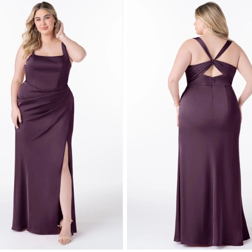 Elegant Purple Evening Gown